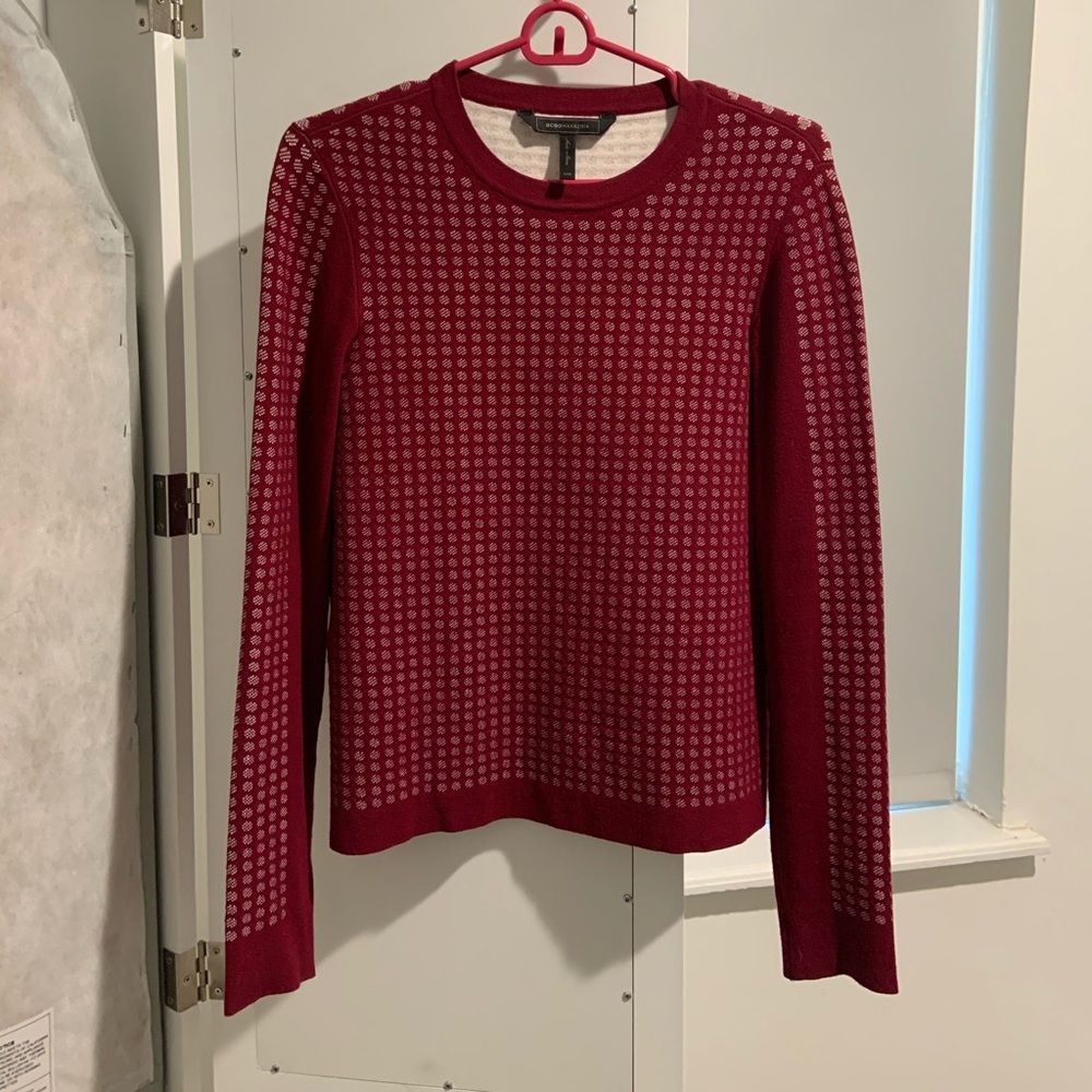BCBG Jacquard Sweatshirt